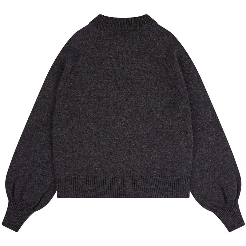 Adult Raglan Strickpullover Graphite