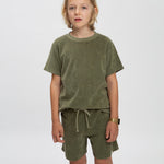 Terry Shorts Olive Green