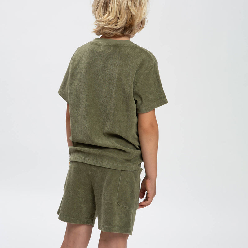 Terry T-Shirt Olive Green