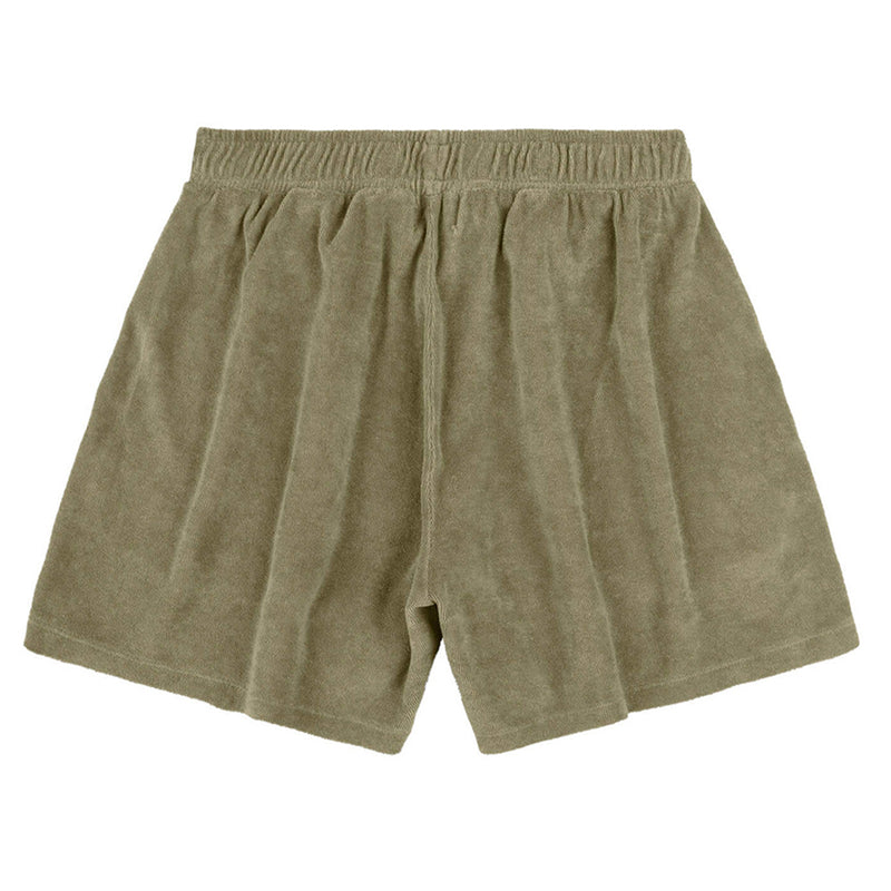 Adult Terry Shorts Olive Green