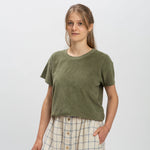 Adult Terry T-Shirt Olive Green