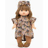 Puppenkleidung Kleid Daisy Fleurs d'Eau für Puppe (34 & 37 cm)