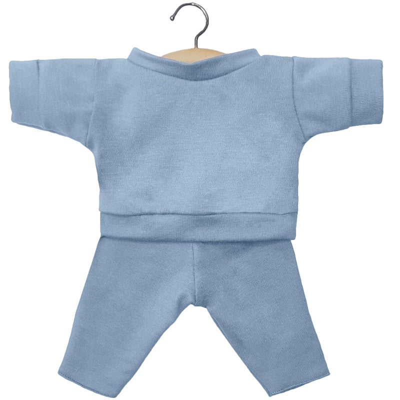 Puppenkleidung Liam hellblau für Babypuppe (28 cm)