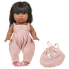 Puppenkleidung Jumpsuit Bonnie rosa für Puppe (34 & 37 cm)