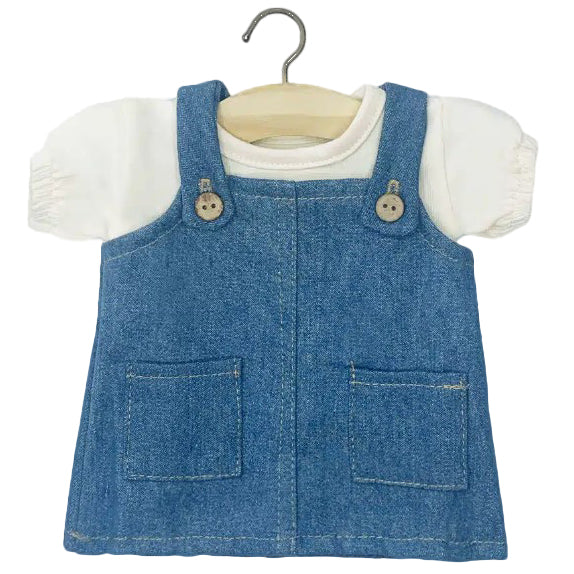 Puppenkleidung Kleider-Set Nelly denim für Puppe (34 & 37 cm)