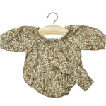 Puppenkleidung Bertille Strampler und Herbstblumen-Stirnband für Puppe (34 & 37 cm)