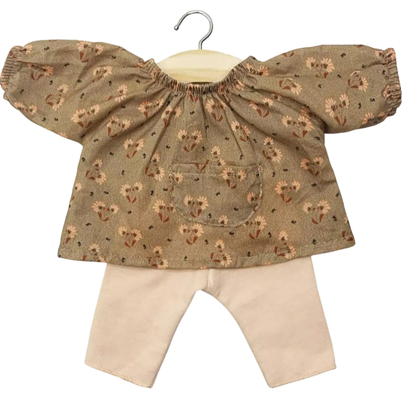 Puppenkleidung Mädchen-Set mit Bluse Eloise und Leggings für Puppe (34 & 37 cm)