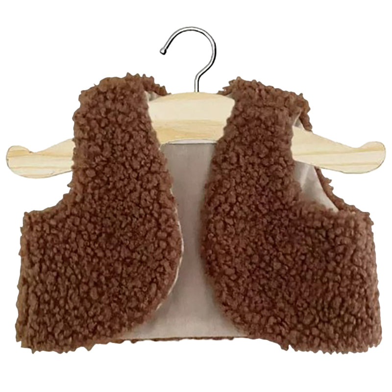 Puppenkleidung Weste Tao braun für Puppe (34 & 37 cm)