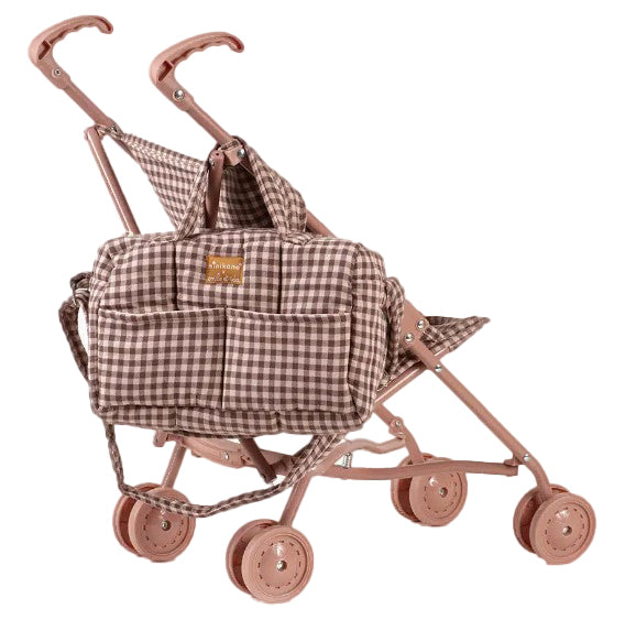 Puppenkinderwagen Doll Stroller Vichy-Flanell Emile & Ida