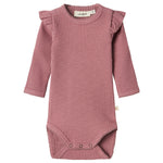 Baby Ripp-Langarm-Body Nostalgia Rose