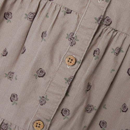 Cord-Kleid Gray Morn Floral
