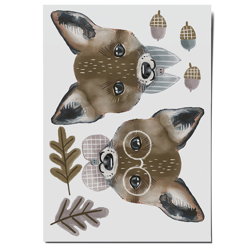 Bügelbilder Füchse