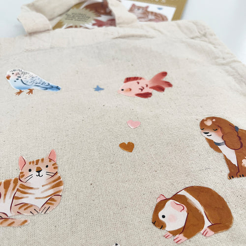 Bügelbilder Haustiere