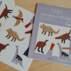 3x Stickerbögen Dinos