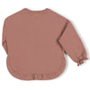 Sweatshirt Ruffled Punch