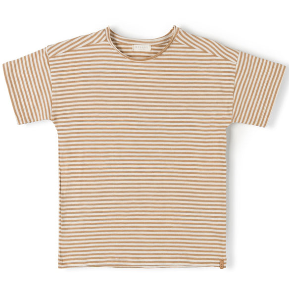 Com T-Shirt Caramel Stripe