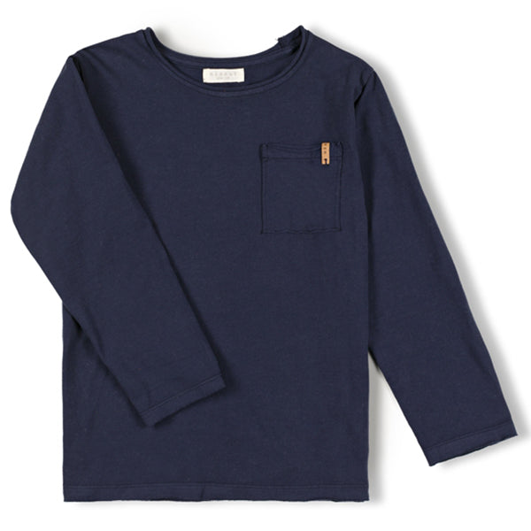 Langarmshirt Navy