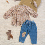 Jeanshose mit recycelter Baumwolle