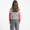 Blouse Pink Checkered with Flowers