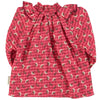 Blouse Pink Checkered with Flowers