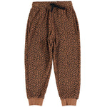 Jogging Pants Brown with Animal Print