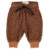 Baby Jogging Pants Brown with Animal Print