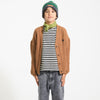 Longsleeve Shirt Ecru & Black Stripes