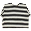 Longsleeve Shirt Ecru & Black Stripes