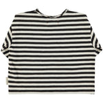 Longsleeve Shirt Ecru & Black Stripes