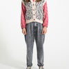 Jeans Mom Fit Trousers Washed Black Denim