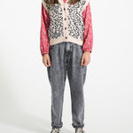 Jeans Mom Fit Trousers Washed Black Denim