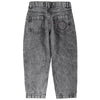Jeans Mom Fit Trousers Washed Black Denim