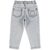 Jeans Mom Fit Trousers Washed Light Blue