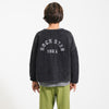 Paded Jacket Washed Black with Rock Star Print
