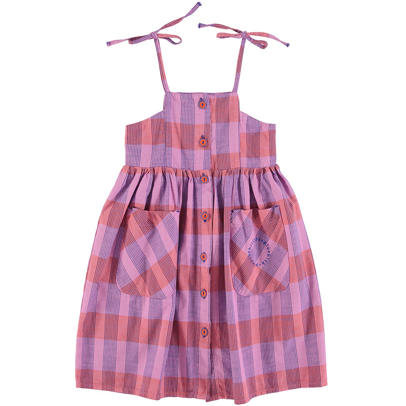 Kleid Lavender Checkered