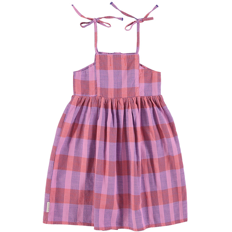 Kleid Lavender Checkered