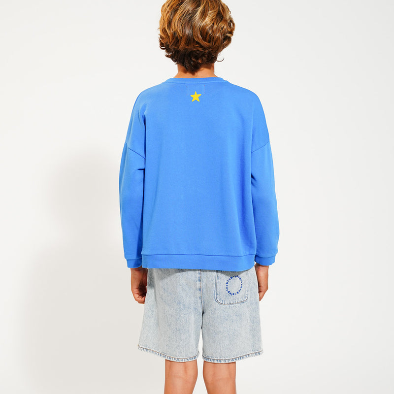 Boys Jeansshorts Washed Blue Denim