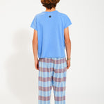 Unixex Hose Blue Checkered