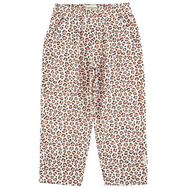 Hose Ecru Animal Print