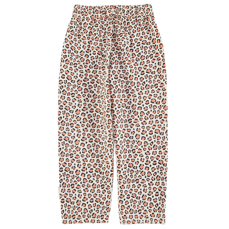 Hose Ecru Animal Print