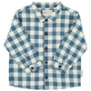 Shirt Blue & White Checkered