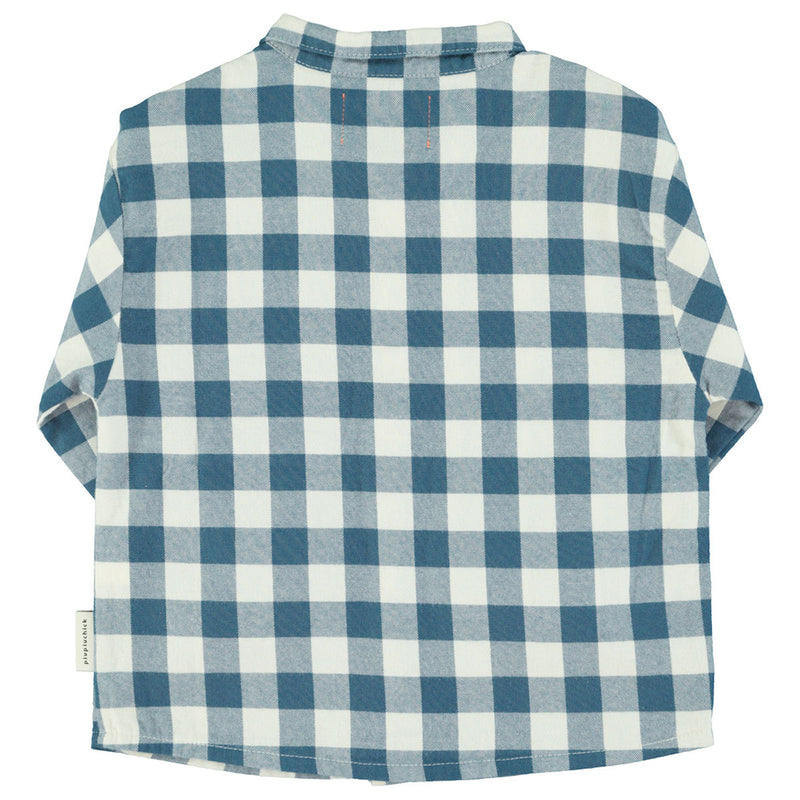 Shirt Blue & White Checkered