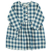 Short Dress Blue & White Checkered