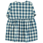 Short Dress Blue & White Checkered