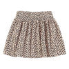 Short Skirt Pale Pink with Animal Print