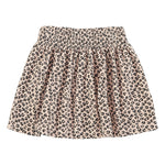 Short Skirt Pale Pink with Animal Print