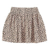 Short Skirt Pale Pink with Animal Print