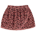 Short Skirt Pink with Animal Print