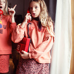 Short Skirt Pink with Animal Print