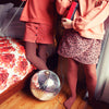 Short Skirt Pink with Animal Print